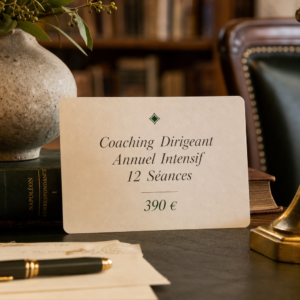 Coaching Dirigeant Annuel Intensif 12 Séances